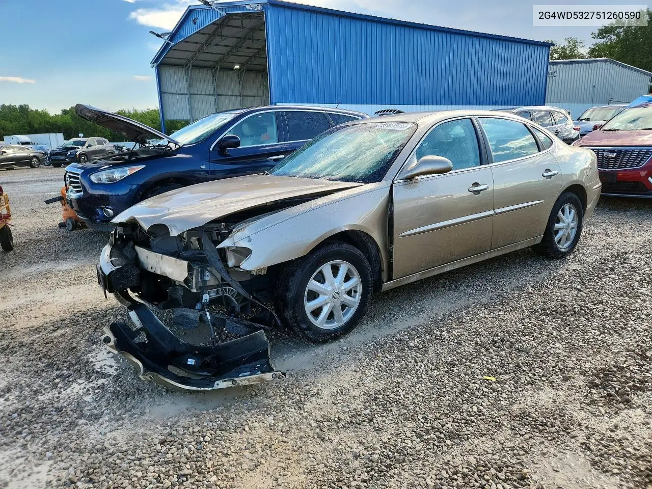 2005 Buick Lacrosse VIN: 2G4WD532751260590 Lot: 57853616