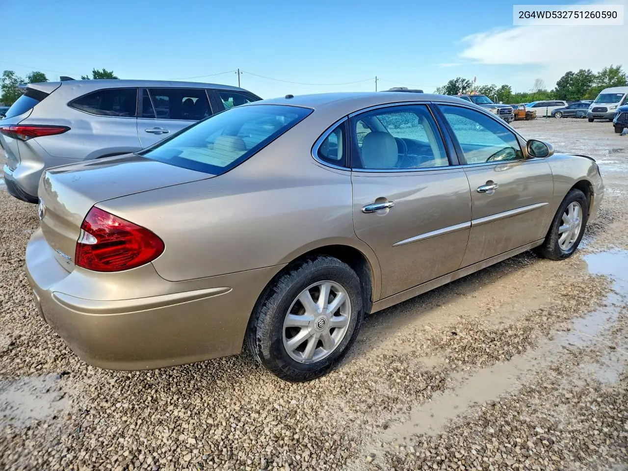 2005 Buick Lacrosse VIN: 2G4WD532751260590 Lot: 57853616