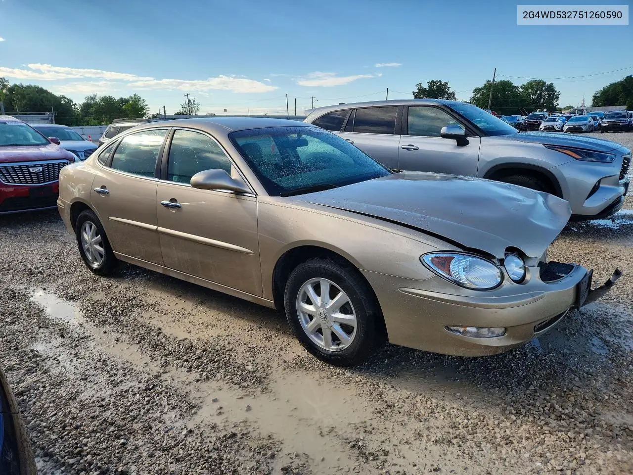 2005 Buick Lacrosse VIN: 2G4WD532751260590 Lot: 57853616