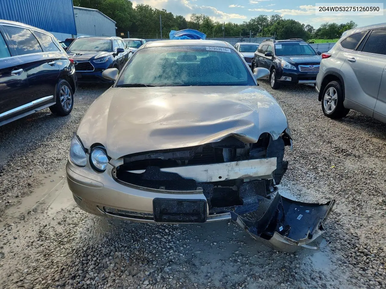 2005 Buick Lacrosse VIN: 2G4WD532751260590 Lot: 57853616