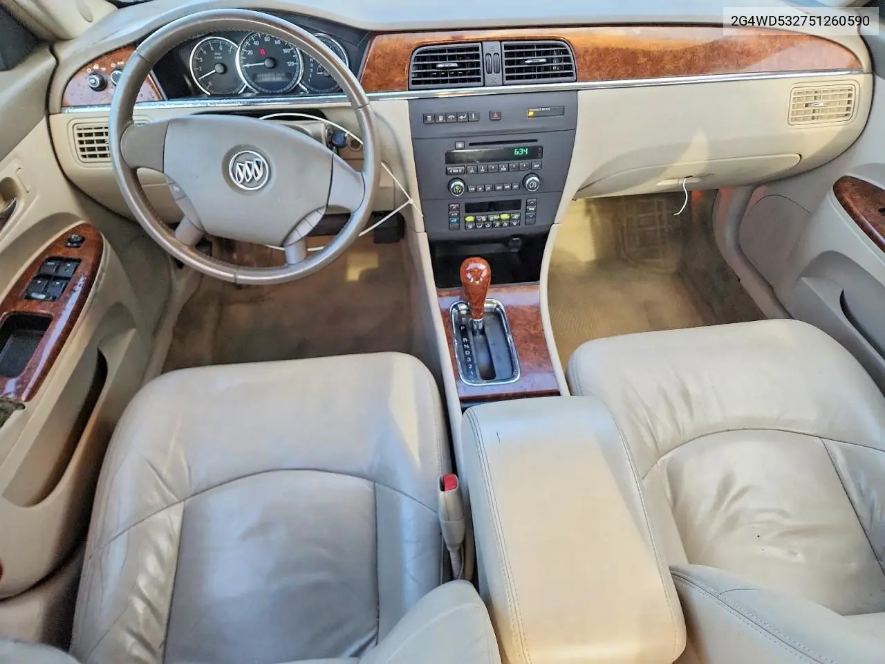 2005 Buick Lacrosse VIN: 2G4WD532751260590 Lot: 57853616