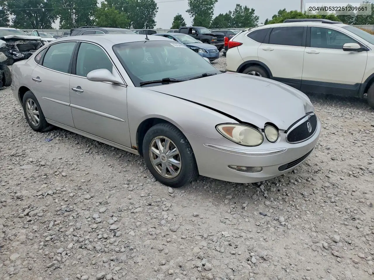 2005 Buick Lacrosse Cxl VIN: 2G4WD532251209661 Lot: 60454486