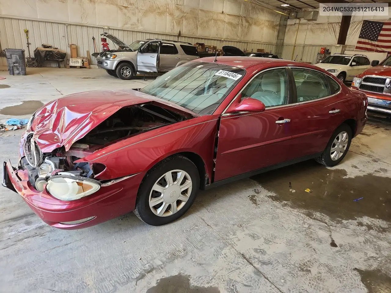 2005 Buick Lacrosse Cx VIN: 2G4WC532351216413 Lot: 61184046