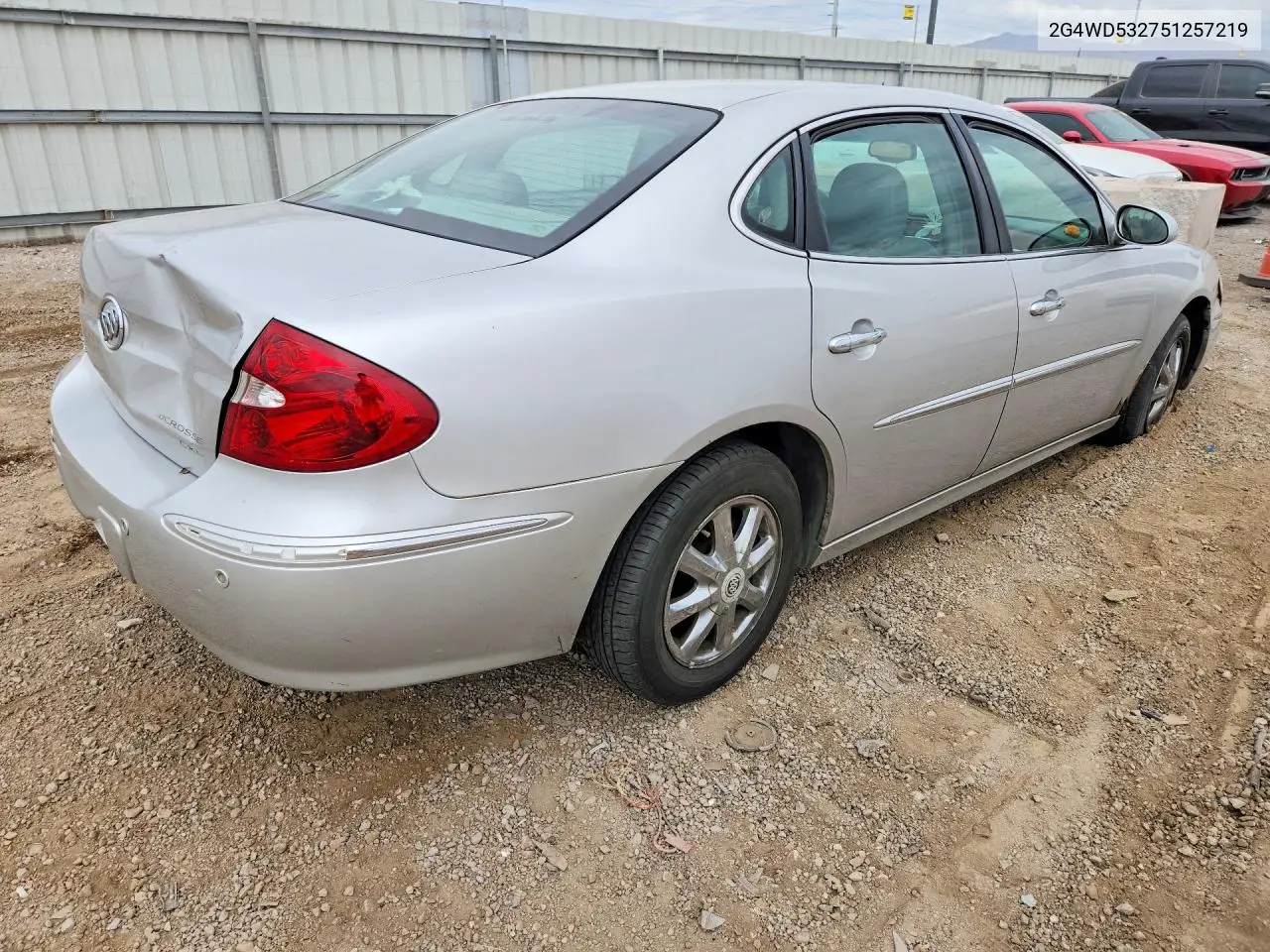2005 Buick Lacrosse Cxl VIN: 2G4WD532751257219 Lot: 61184946