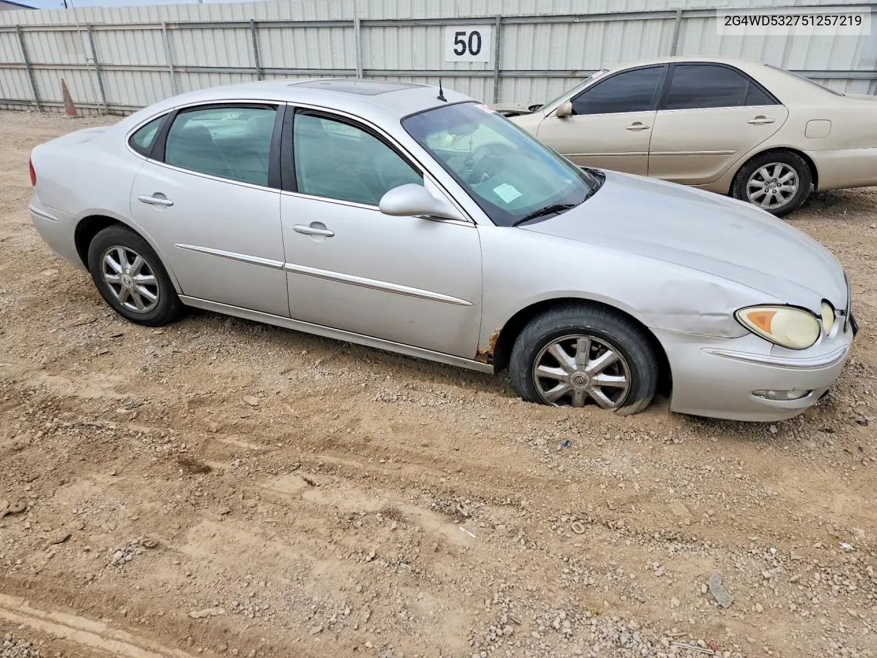 2005 Buick Lacrosse Cxl VIN: 2G4WD532751257219 Lot: 61184946