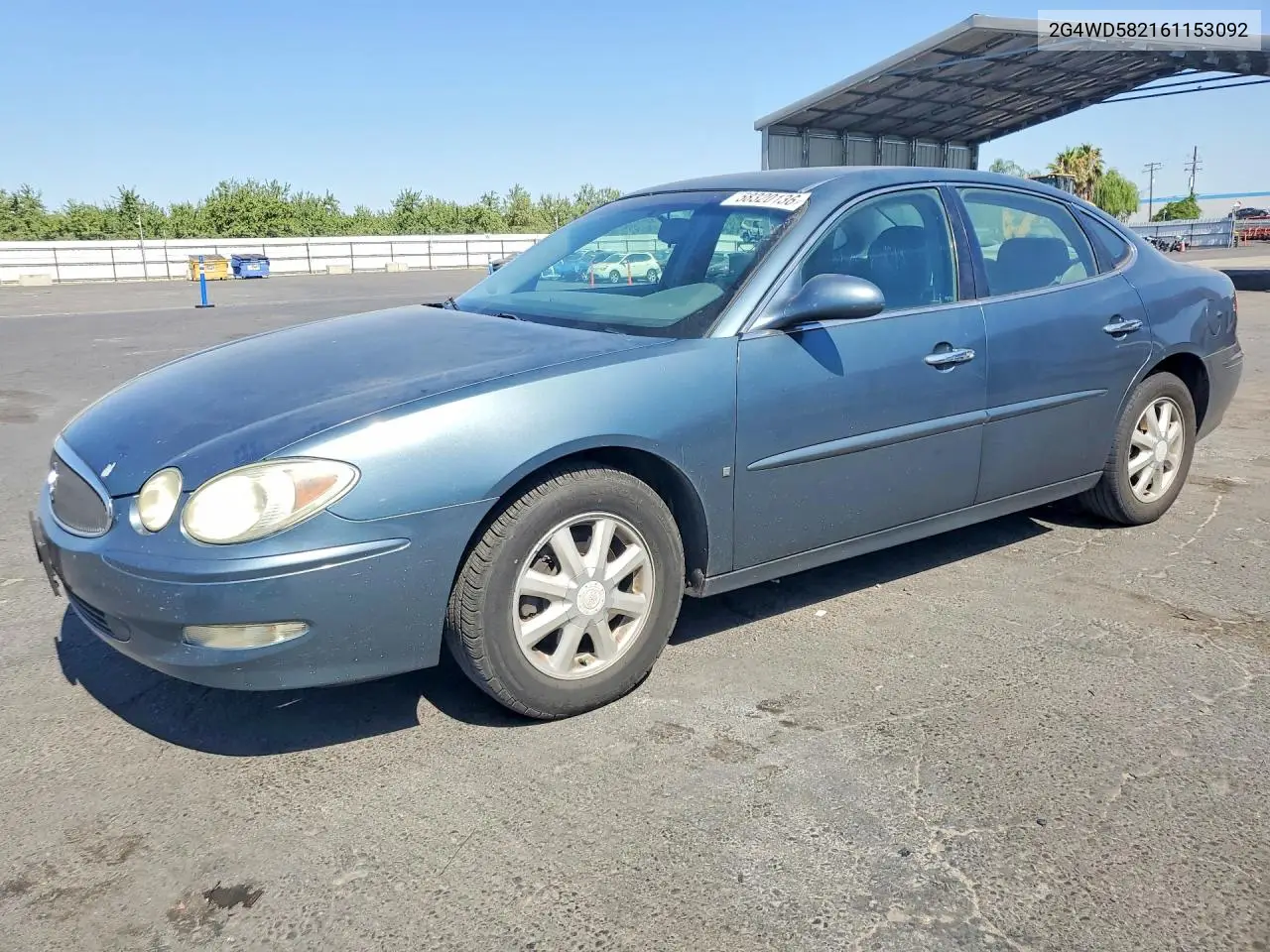 2006 Buick Lacrosse Cxl VIN: 2G4WD582161153092 Lot: 58320136