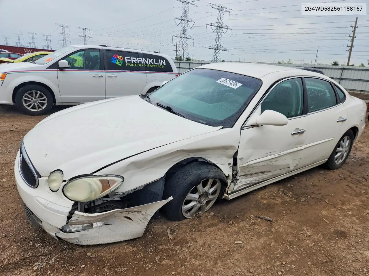 2006 Buick Lacrosse Cxl VIN: 2G4WD582561188167 Lot: 58627436