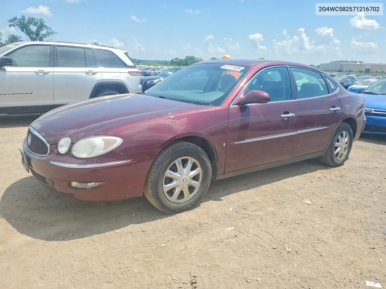 2007 Buick Lacrosse Cx VIN: 2G4WC582571216702 Lot: 61111936