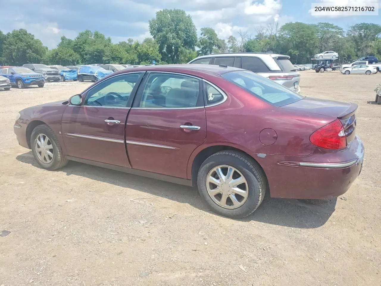 2007 Buick Lacrosse Cx VIN: 2G4WC582571216702 Lot: 61111936
