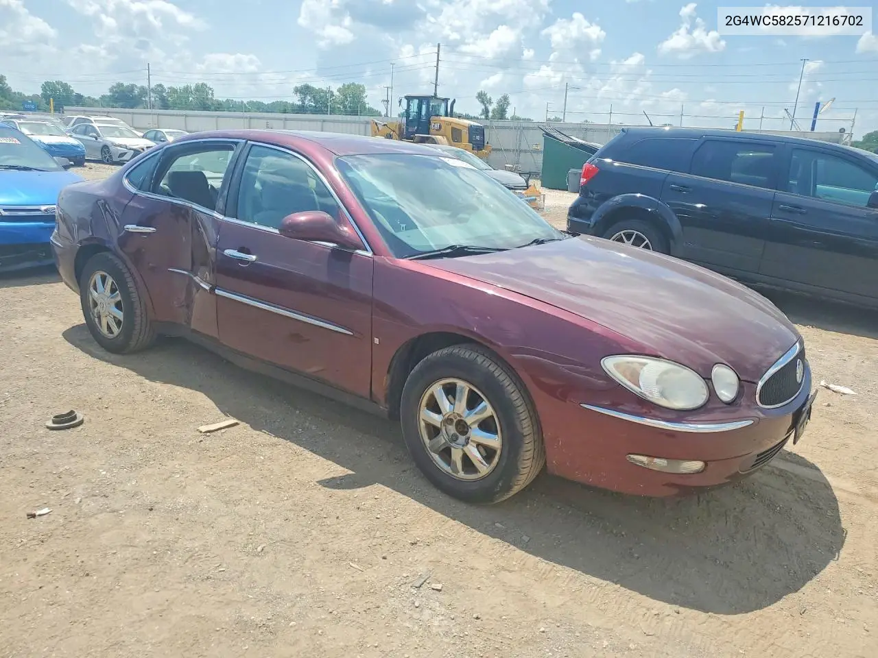 2007 Buick Lacrosse Cx VIN: 2G4WC582571216702 Lot: 61111936