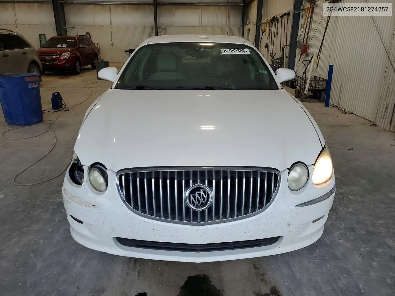 2008 Buick Lacrosse Cx VIN: 2G4WC582181274257 Lot: 57999806
