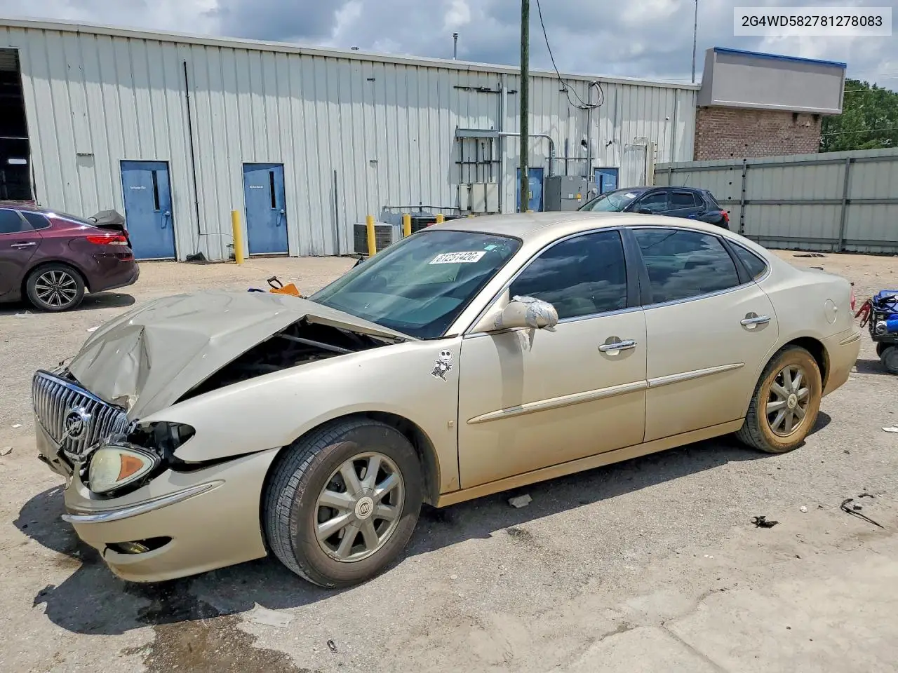2008 Buick Lacrosse Cxl VIN: 2G4WD582781278083 Lot: 61251426