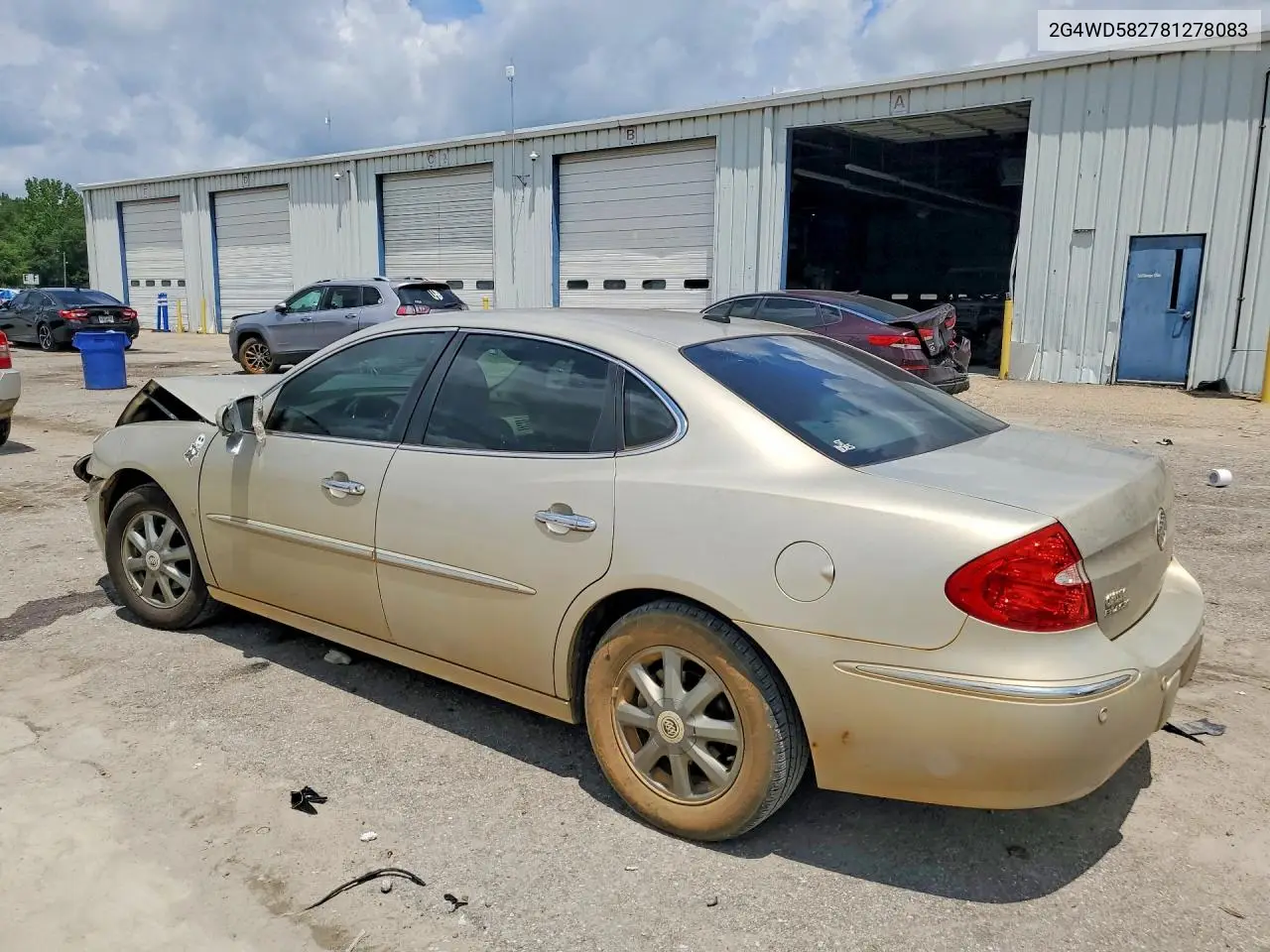 2008 Buick Lacrosse Cxl VIN: 2G4WD582781278083 Lot: 61251426