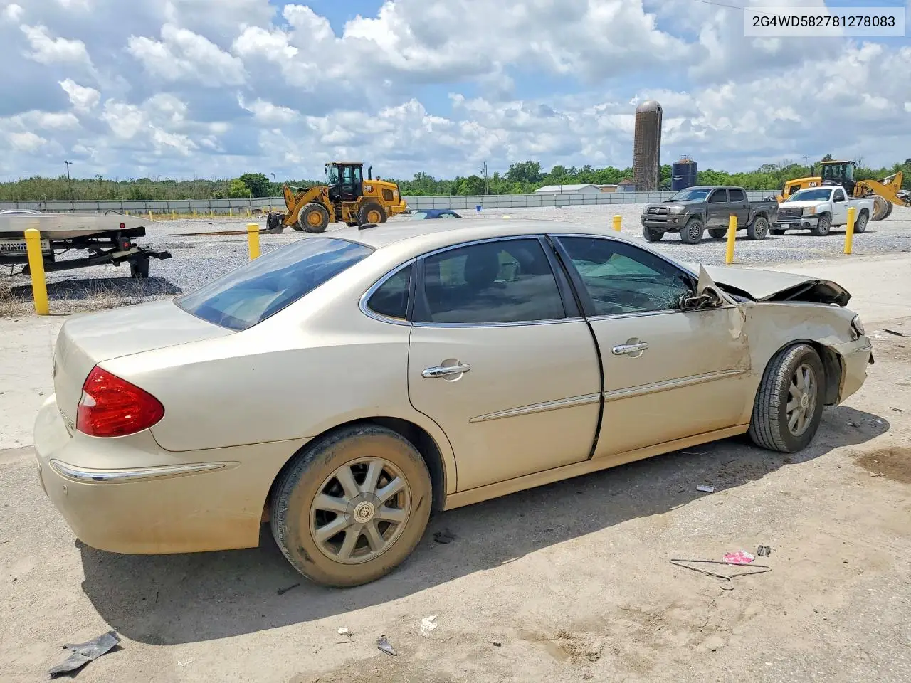 2008 Buick Lacrosse Cxl VIN: 2G4WD582781278083 Lot: 61251426