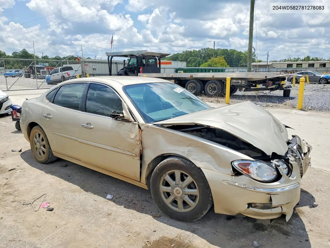 2008 Buick Lacrosse Cxl VIN: 2G4WD582781278083 Lot: 61251426