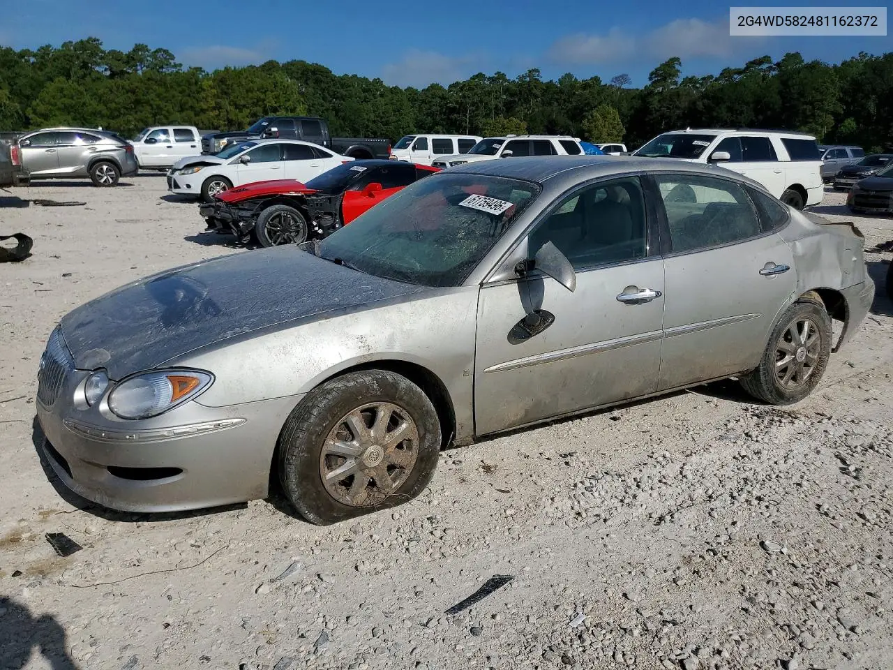 2008 Buick Lacrosse Cxl VIN: 2G4WD582481162372 Lot: 61759496