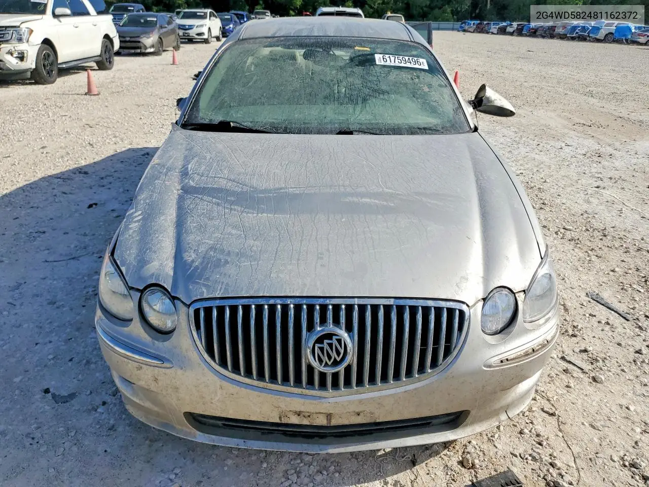 2008 Buick Lacrosse Cxl VIN: 2G4WD582481162372 Lot: 61759496