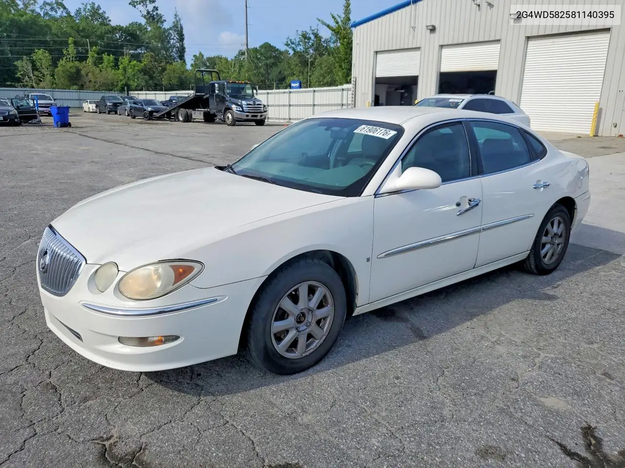 2008 Buick Lacrosse Cxl VIN: 2G4WD582581140395 Lot: 61906176