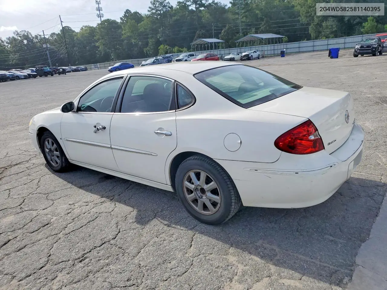 2008 Buick Lacrosse Cxl VIN: 2G4WD582581140395 Lot: 61906176