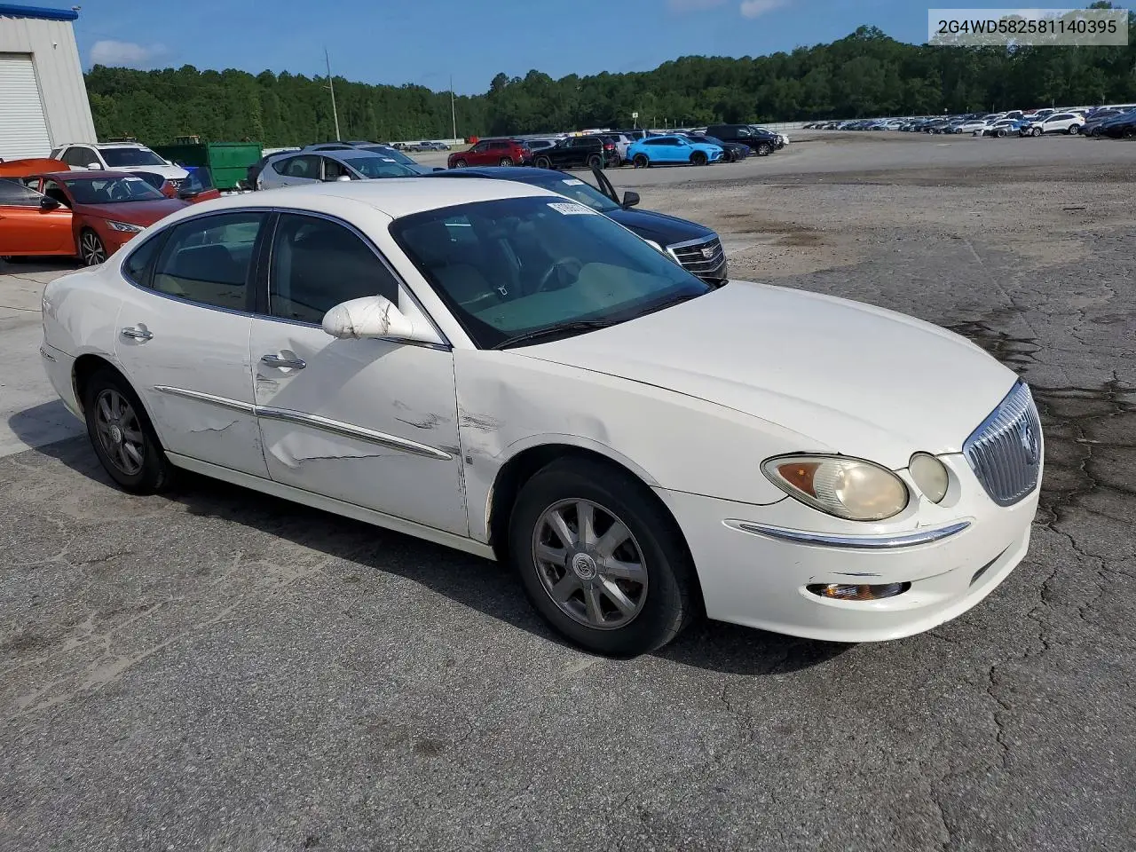 2008 Buick Lacrosse Cxl VIN: 2G4WD582581140395 Lot: 61906176