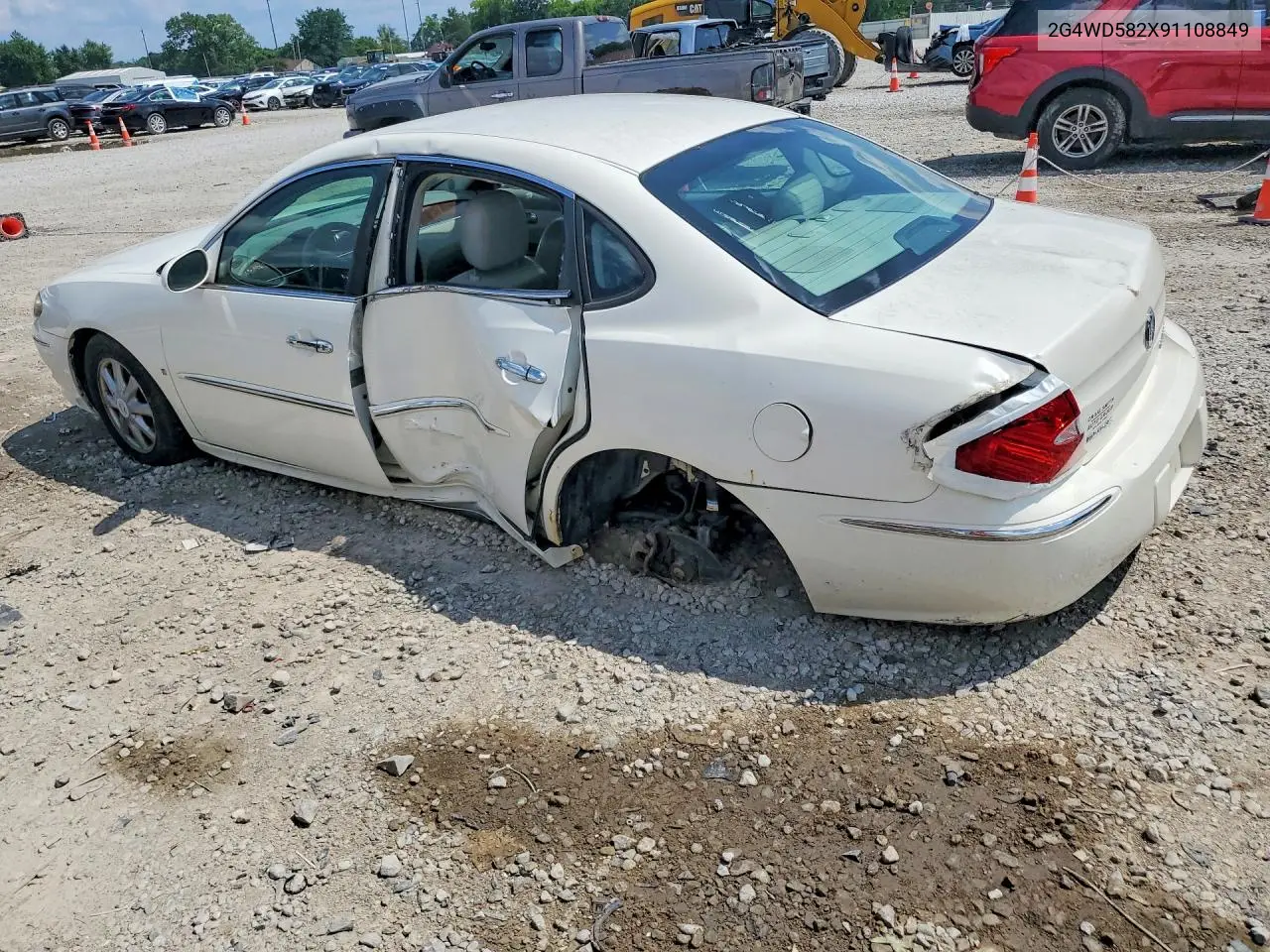 2009 Buick Lacrosse Cxl VIN: 2G4WD582X91108849 Lot: 60824736