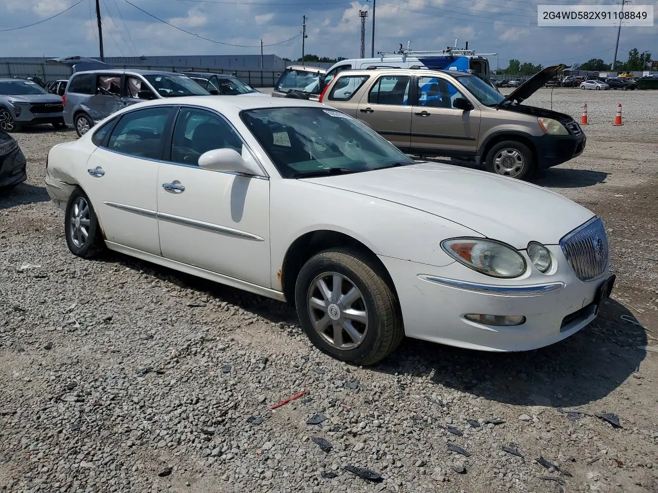 2009 Buick Lacrosse Cxl VIN: 2G4WD582X91108849 Lot: 60824736