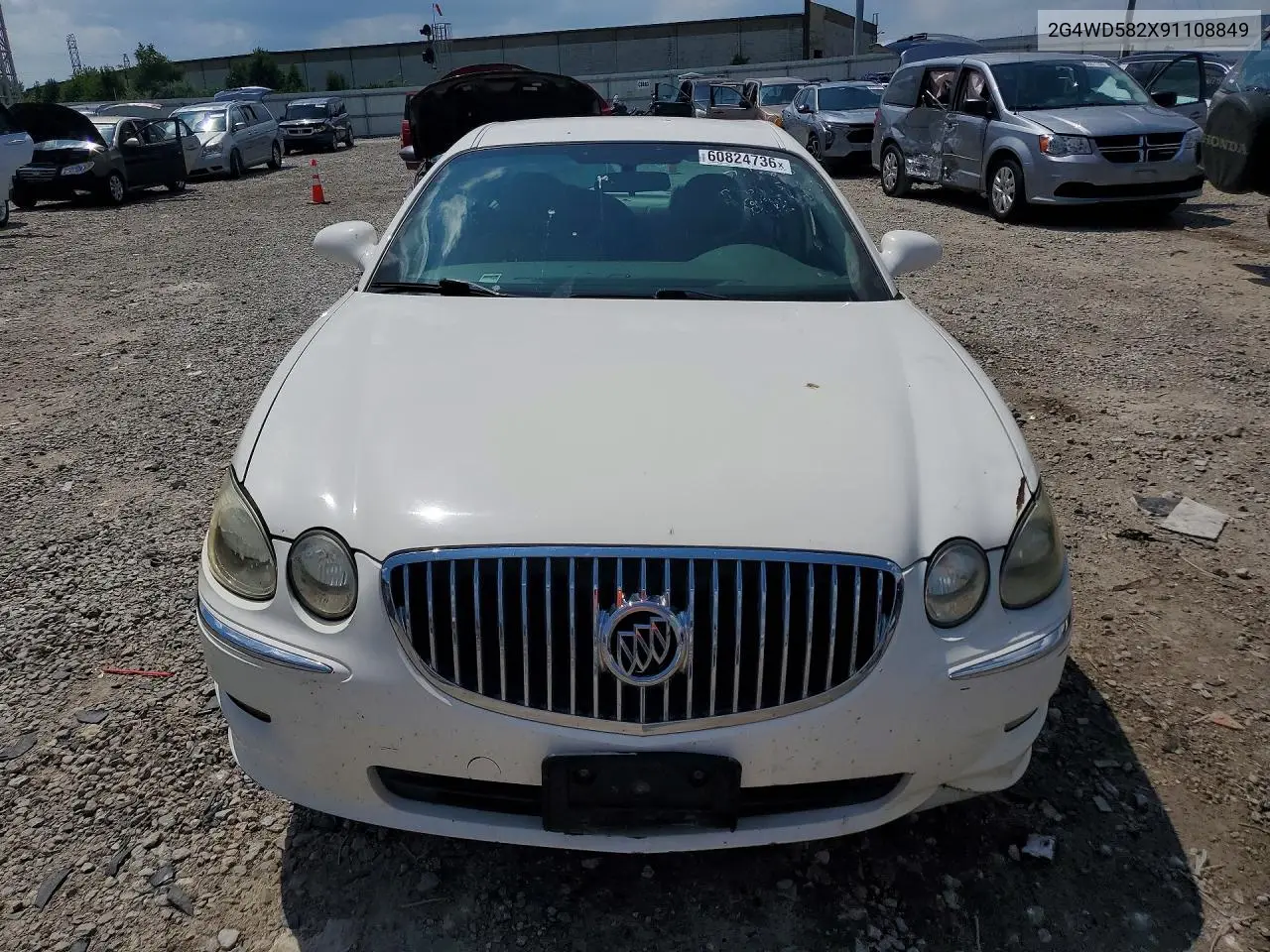 2009 Buick Lacrosse Cxl VIN: 2G4WD582X91108849 Lot: 60824736