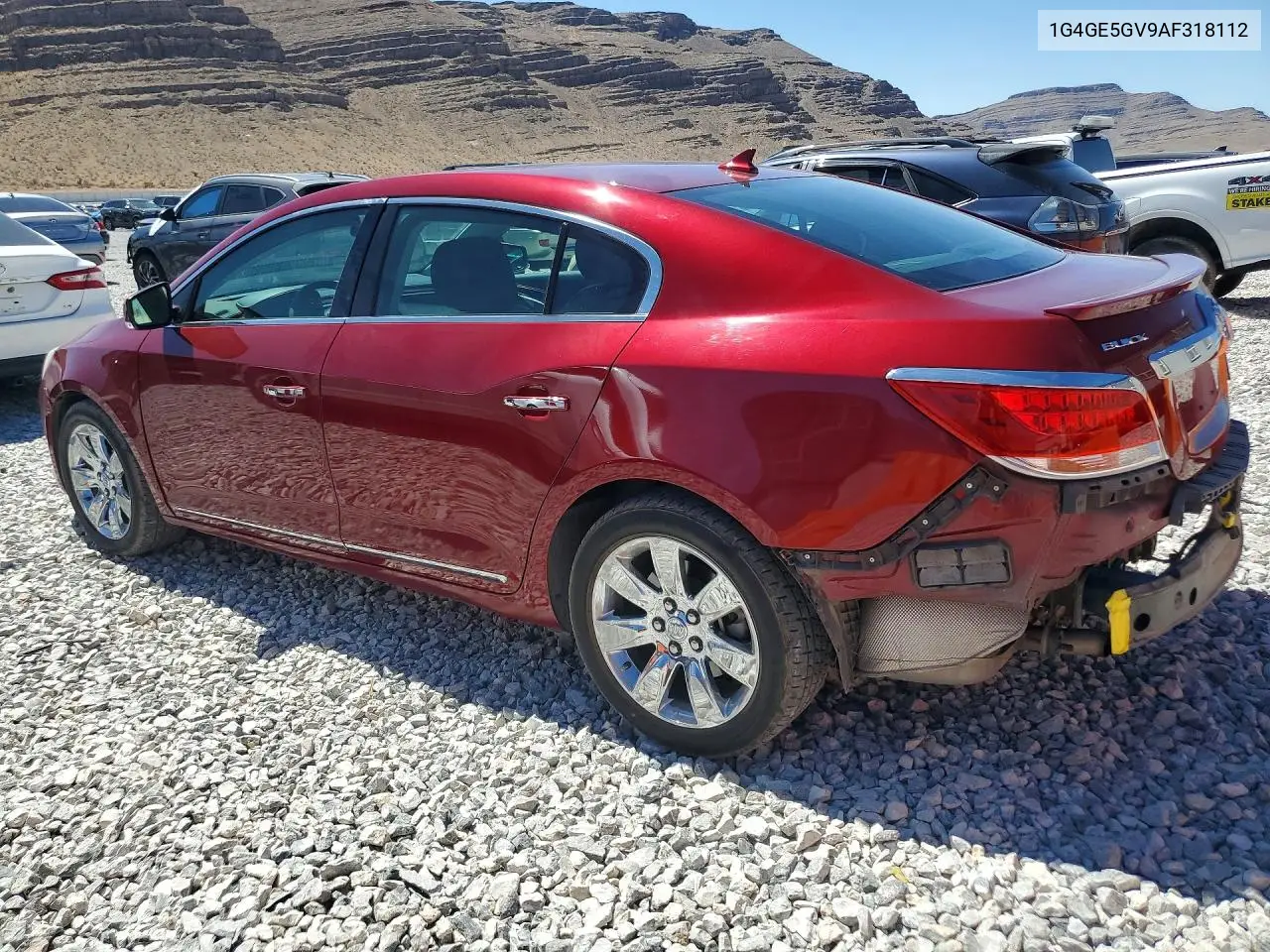 2010 Buick Lacrosse Cxs VIN: 1G4GE5GV9AF318112 Lot: 58194726