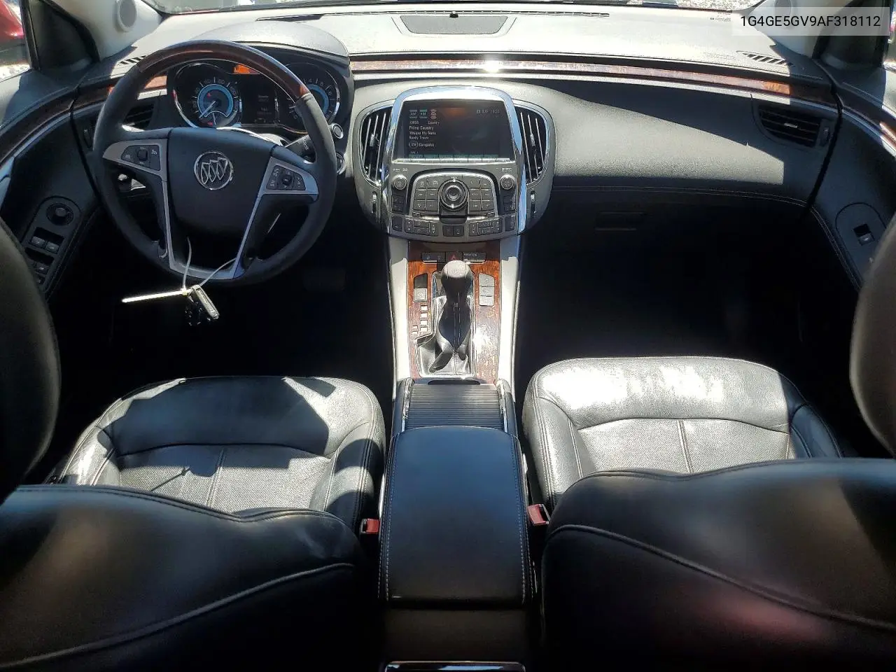 2010 Buick Lacrosse Cxs VIN: 1G4GE5GV9AF318112 Lot: 58194726