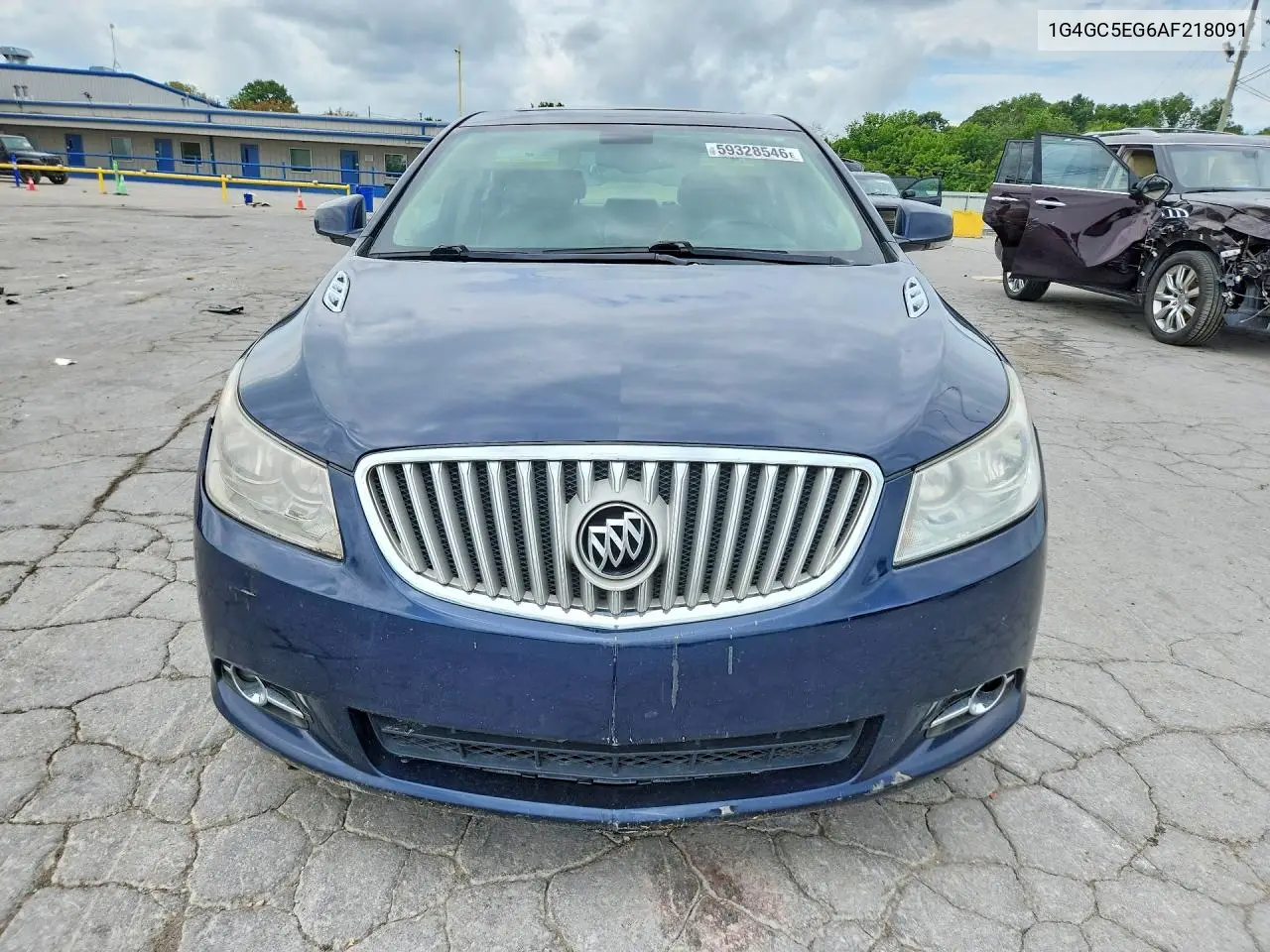 2010 Buick Lacrosse Cxl VIN: 1G4GC5EG6AF218091 Lot: 59328546
