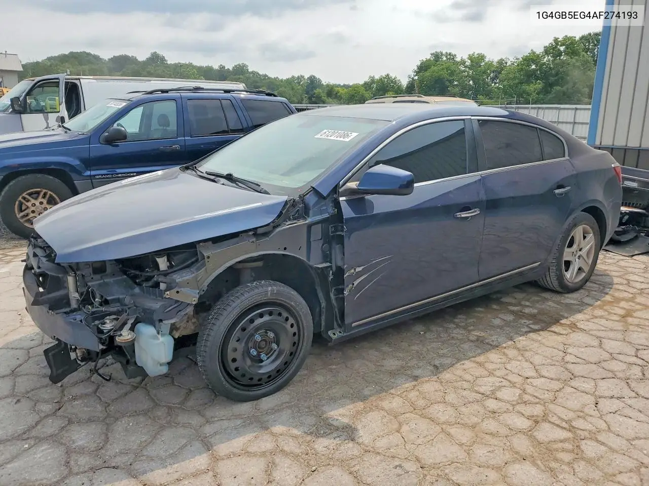 2010 Buick Lacrosse Cx VIN: 1G4GB5EG4AF274193 Lot: 61201086