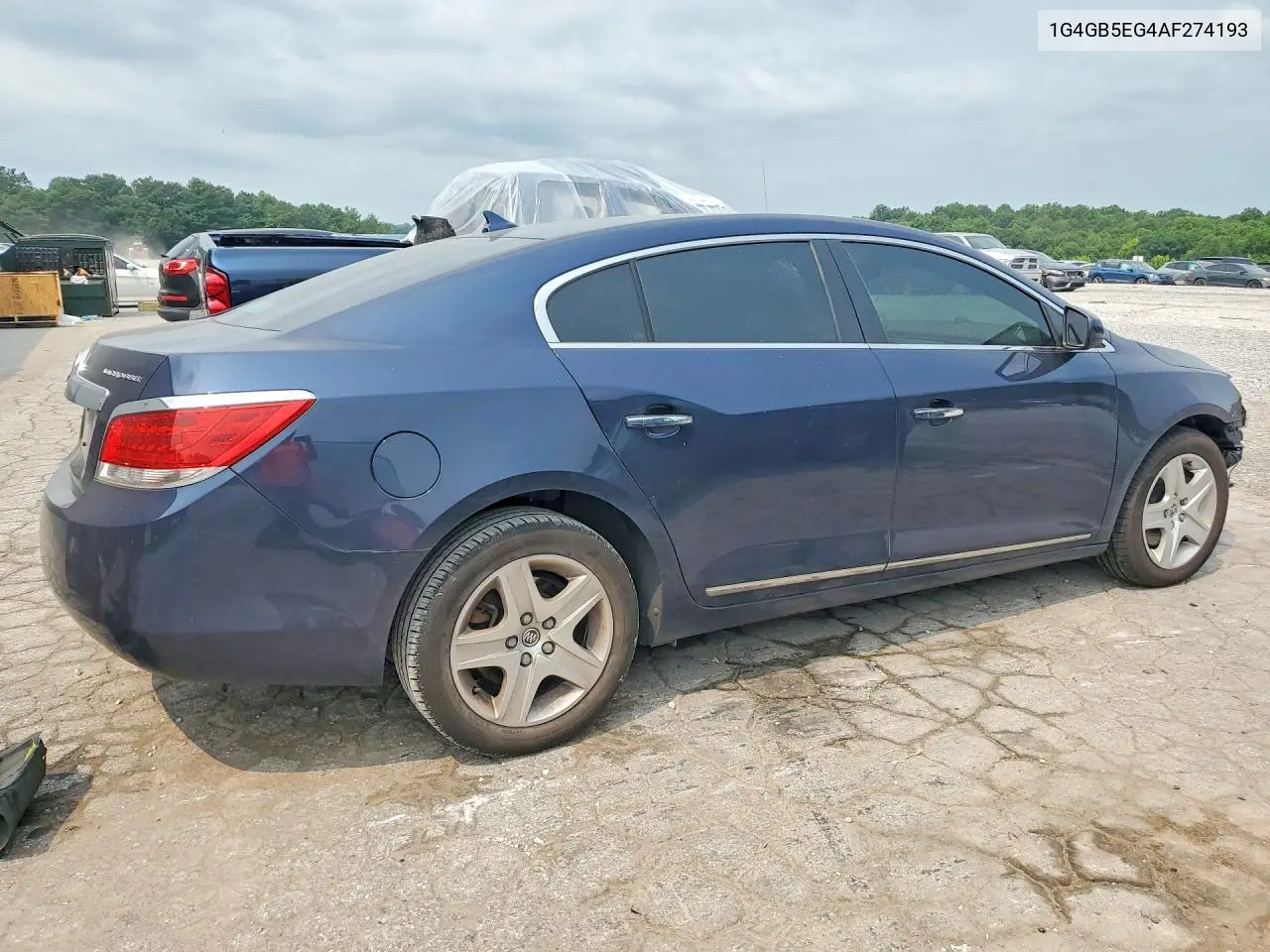 2010 Buick Lacrosse Cx VIN: 1G4GB5EG4AF274193 Lot: 61201086