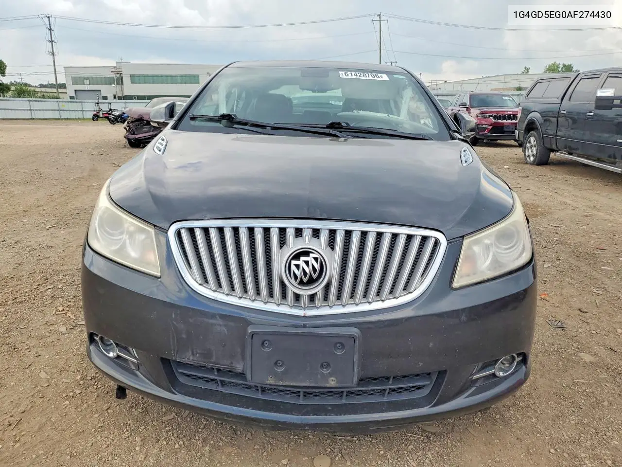 2010 Buick Lacrosse Cxl VIN: 1G4GD5EG0AF274430 Lot: 61428706