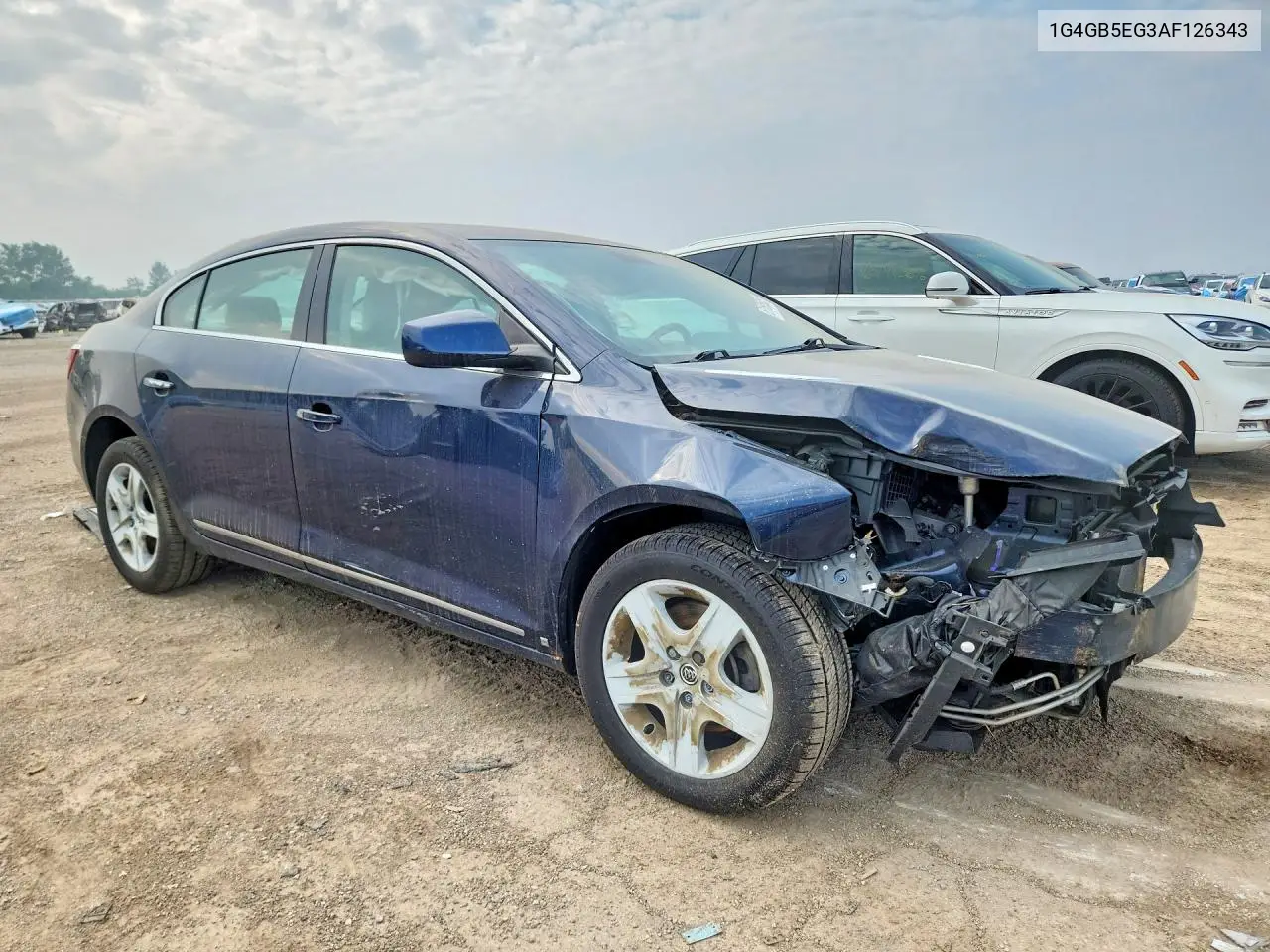 2010 Buick Lacrosse Cx VIN: 1G4GB5EG3AF126343 Lot: 61586926