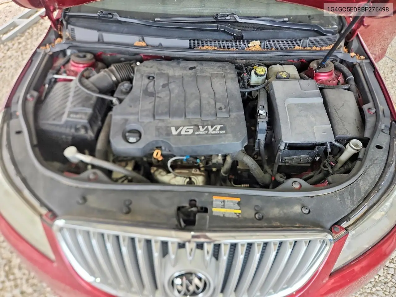 2011 Buick Lacrosse Cxl VIN: 1G4GC5ED8BF276498 Lot: 55421726