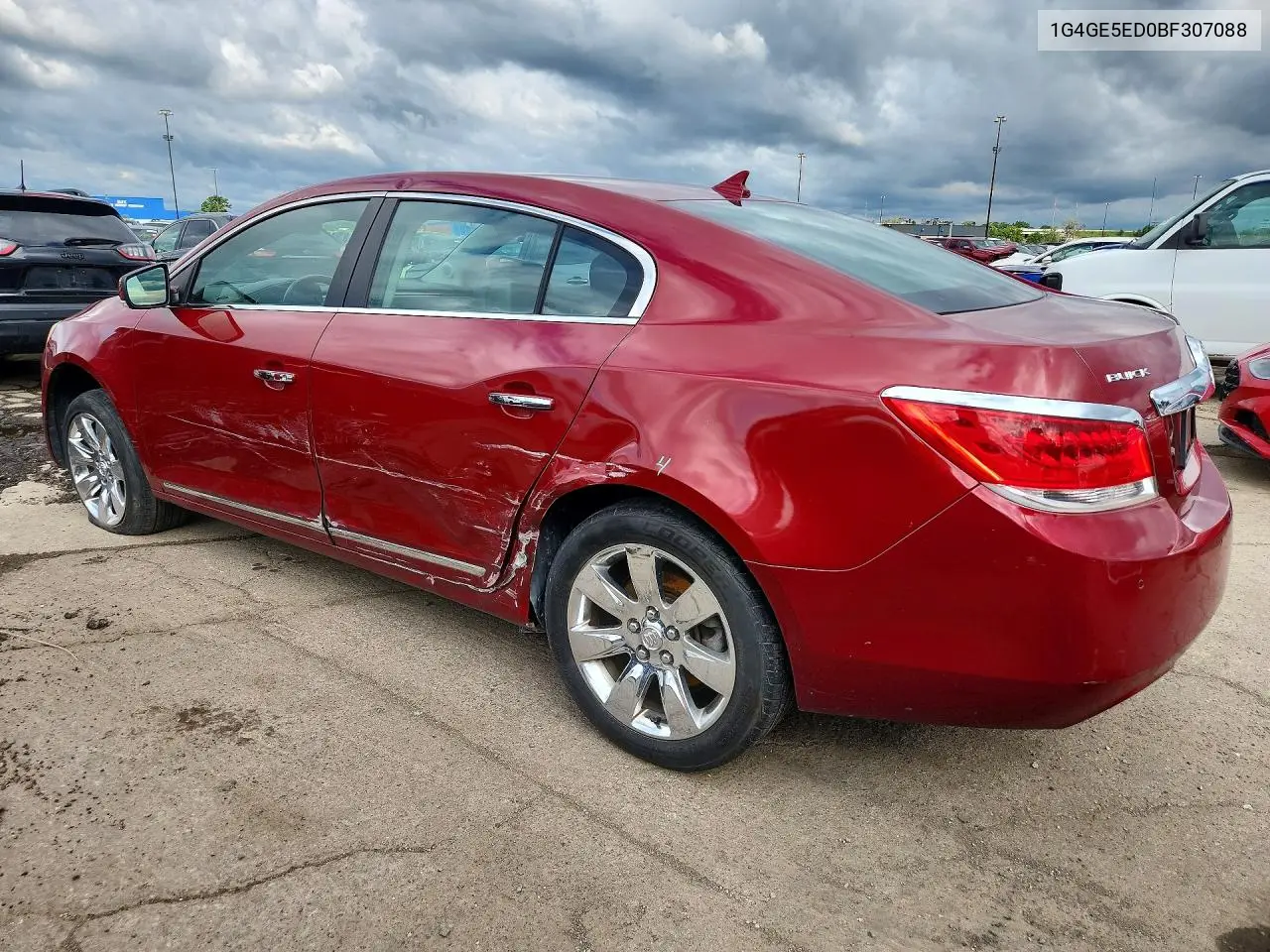 2011 Buick Lacrosse Cxs VIN: 1G4GE5ED0BF307088 Lot: 57504476