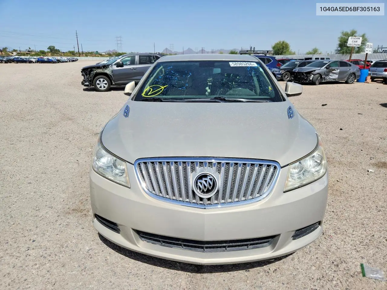 2011 Buick Lacrosse Cx VIN: 1G4GA5ED6BF305163 Lot: 58985266