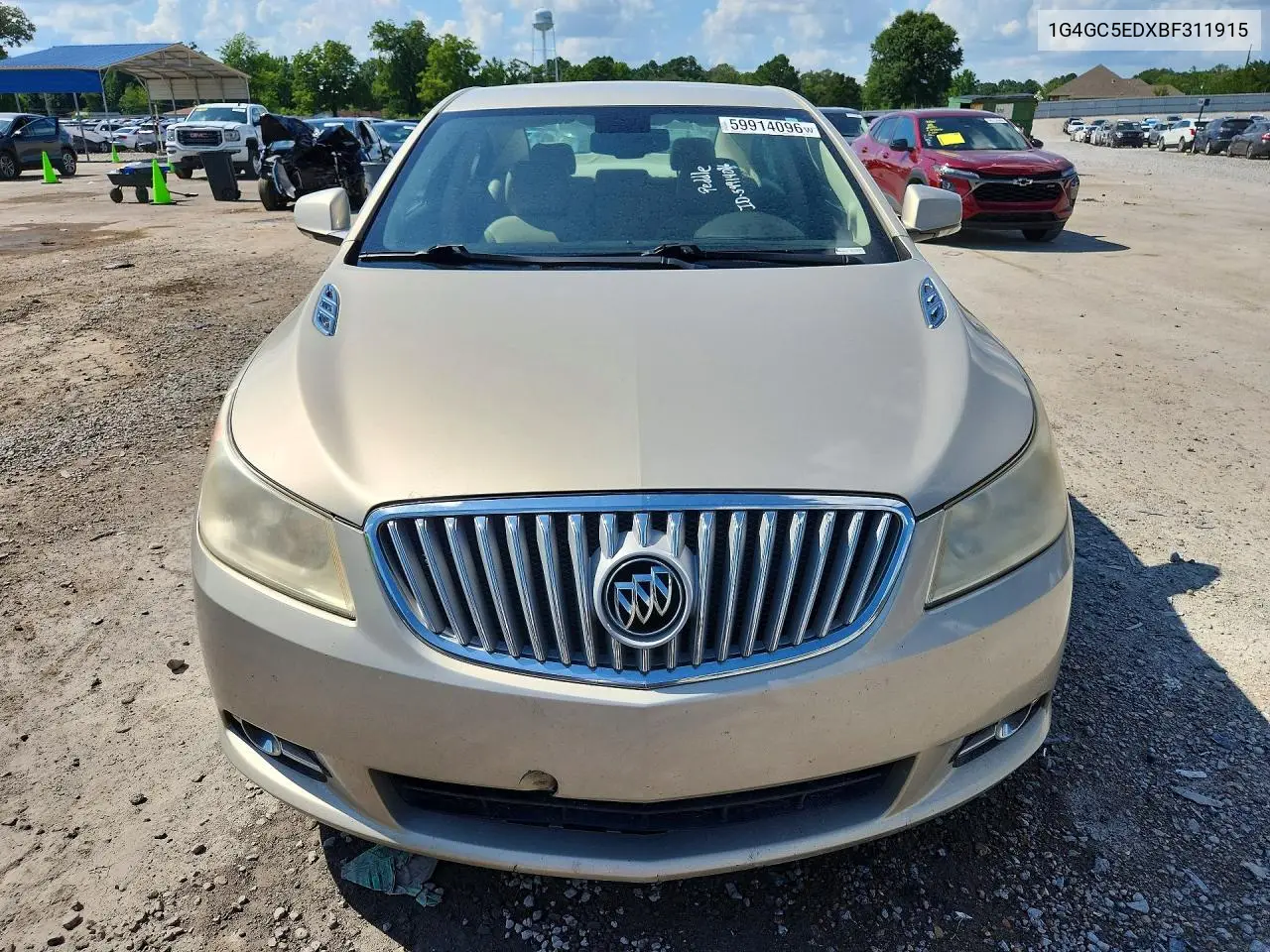 2011 Buick Lacrosse Cxl VIN: 1G4GC5EDXBF311915 Lot: 59914096