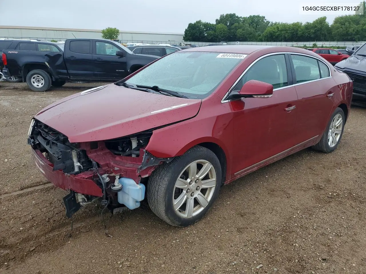 2011 Buick Lacrosse Cxl VIN: 1G4GC5ECXBF178127 Lot: 60449806