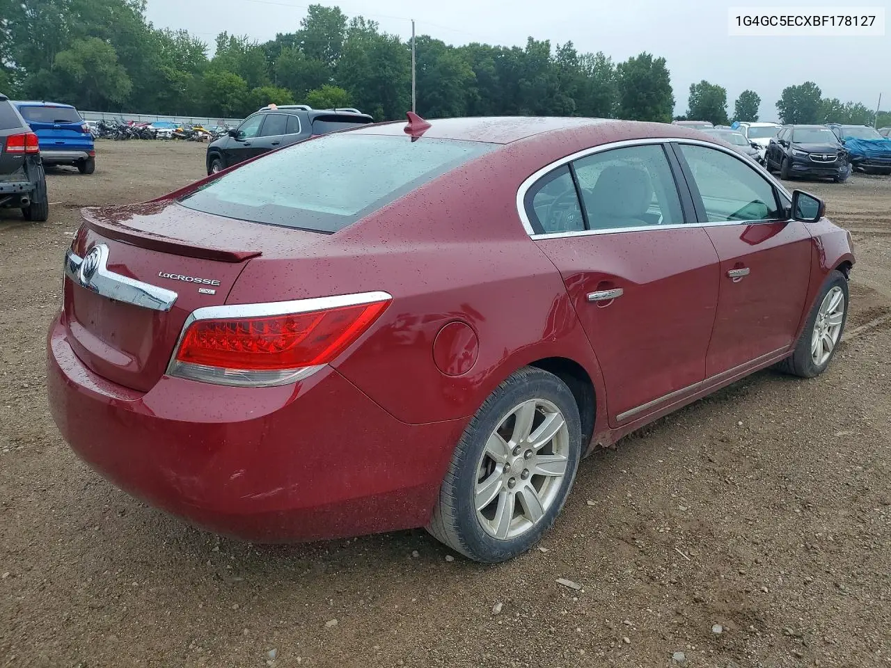 2011 Buick Lacrosse Cxl VIN: 1G4GC5ECXBF178127 Lot: 60449806