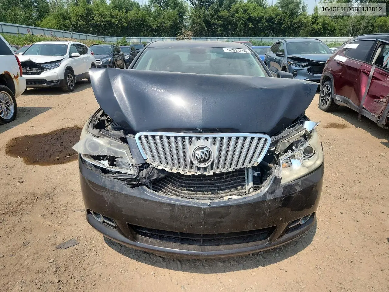 2011 Buick Lacrosse Cxs VIN: 1G4GE5ED5BF133812 Lot: 60934556