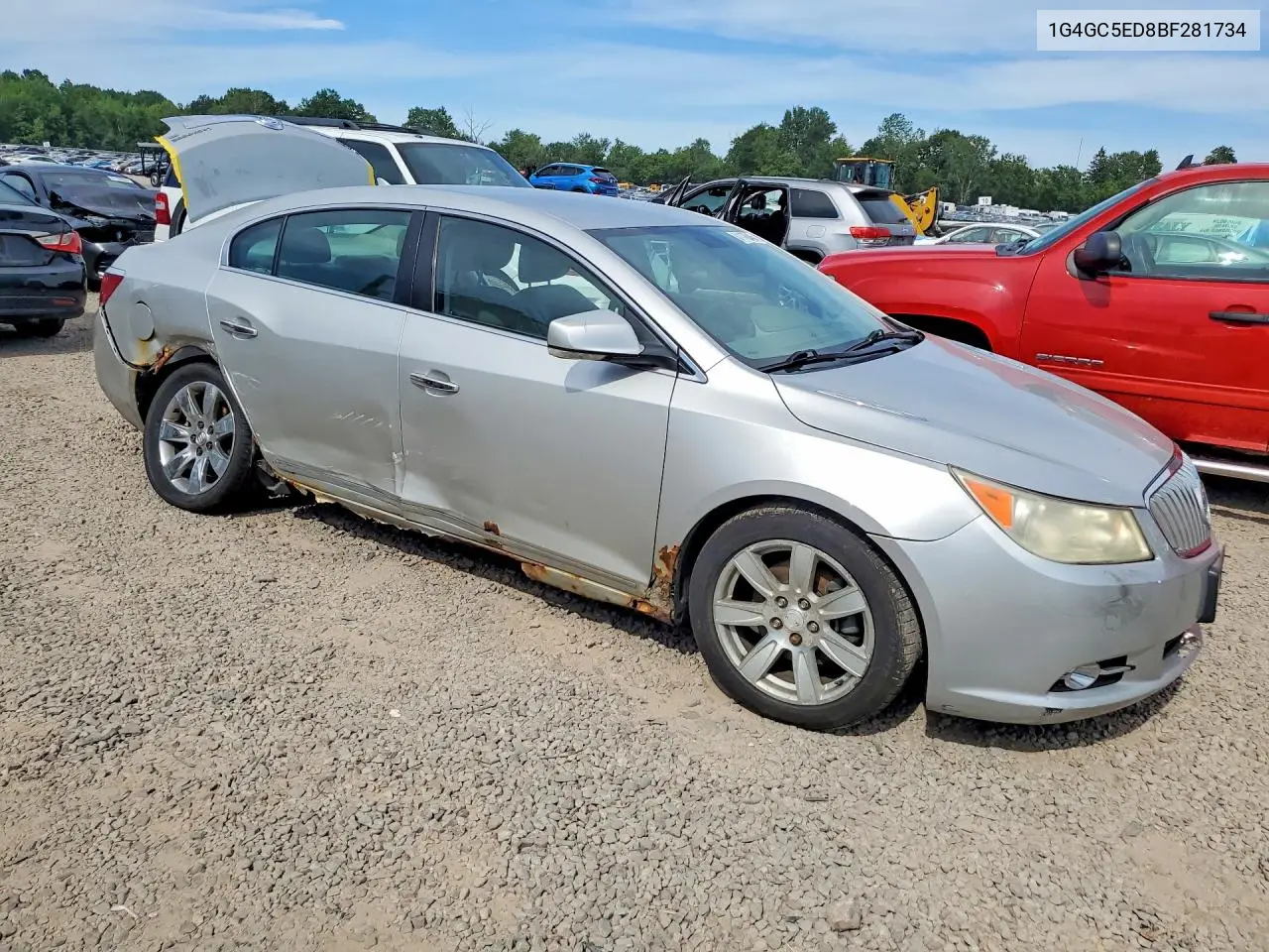 2011 Buick Lacrosse Cxl VIN: 1G4GC5ED8BF281734 Lot: 61176046