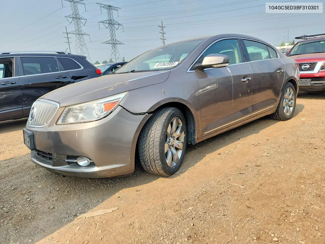 2011 Buick Lacrosse Cxl VIN: 1G4GC5ED3BF310301 Lot: 61362086