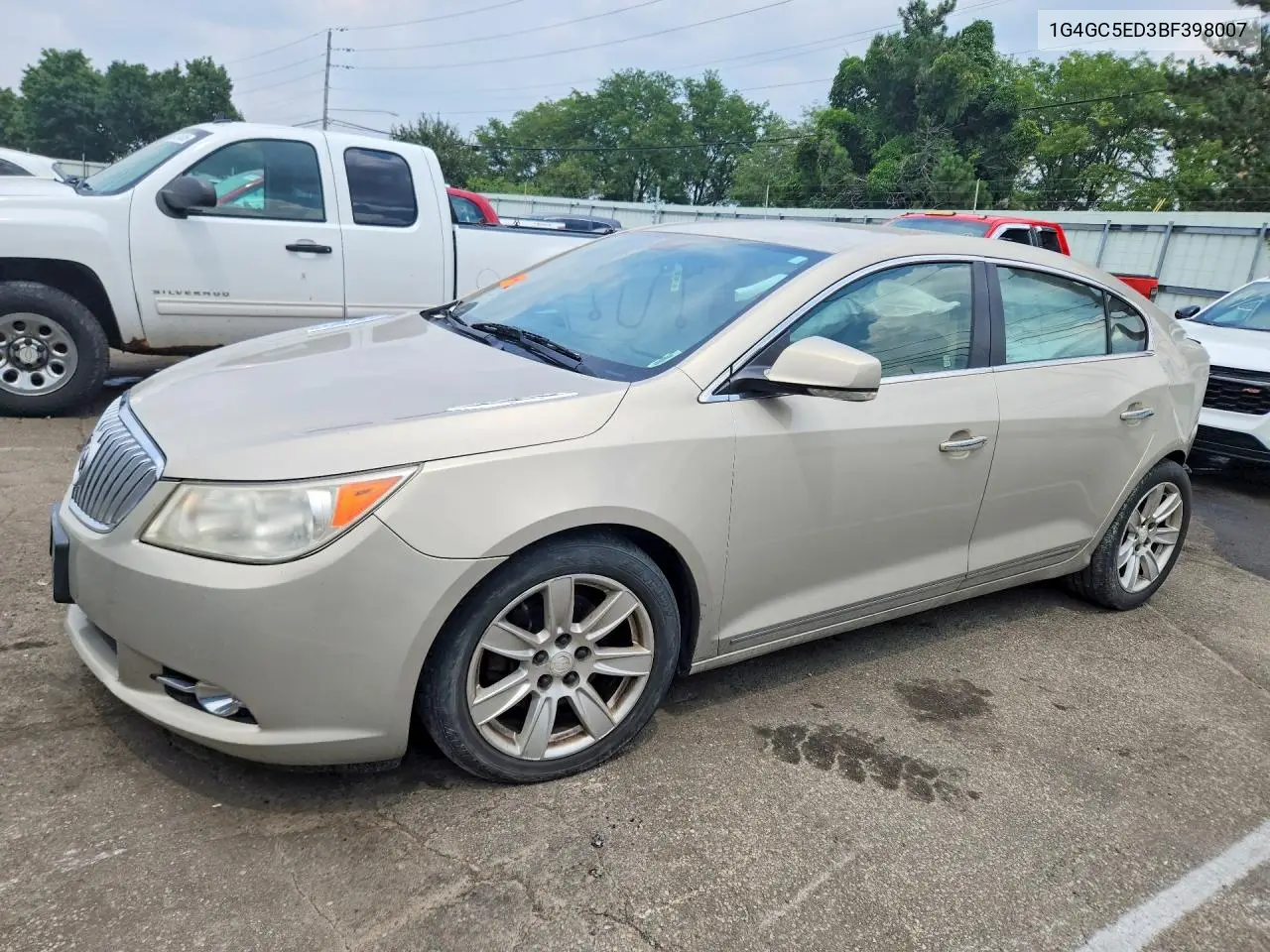 2011 Buick Lacrosse Cxl VIN: 1G4GC5ED3BF398007 Lot: 61376666
