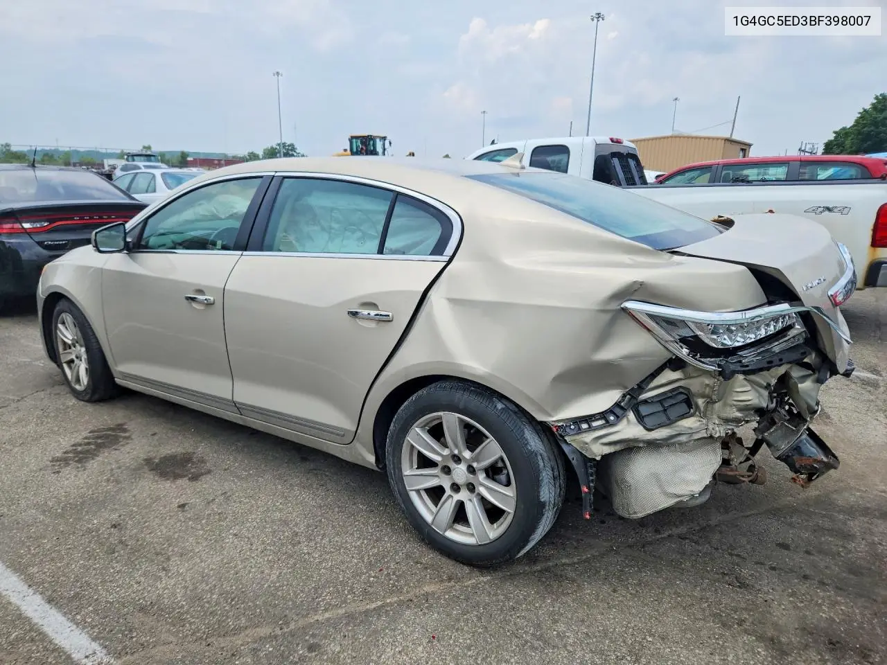 2011 Buick Lacrosse Cxl VIN: 1G4GC5ED3BF398007 Lot: 61376666