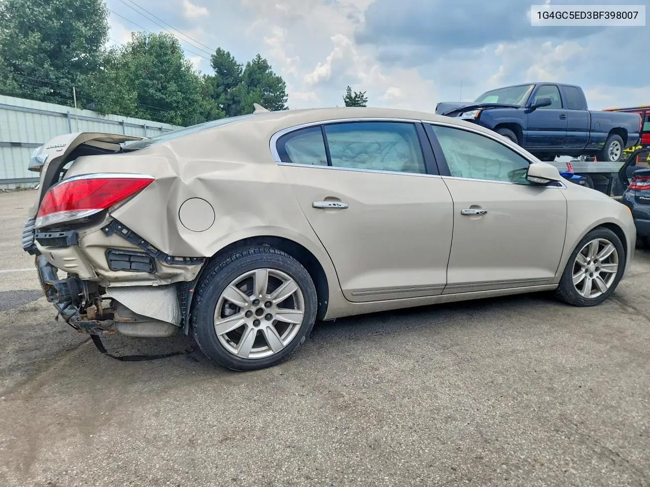 2011 Buick Lacrosse Cxl VIN: 1G4GC5ED3BF398007 Lot: 61376666