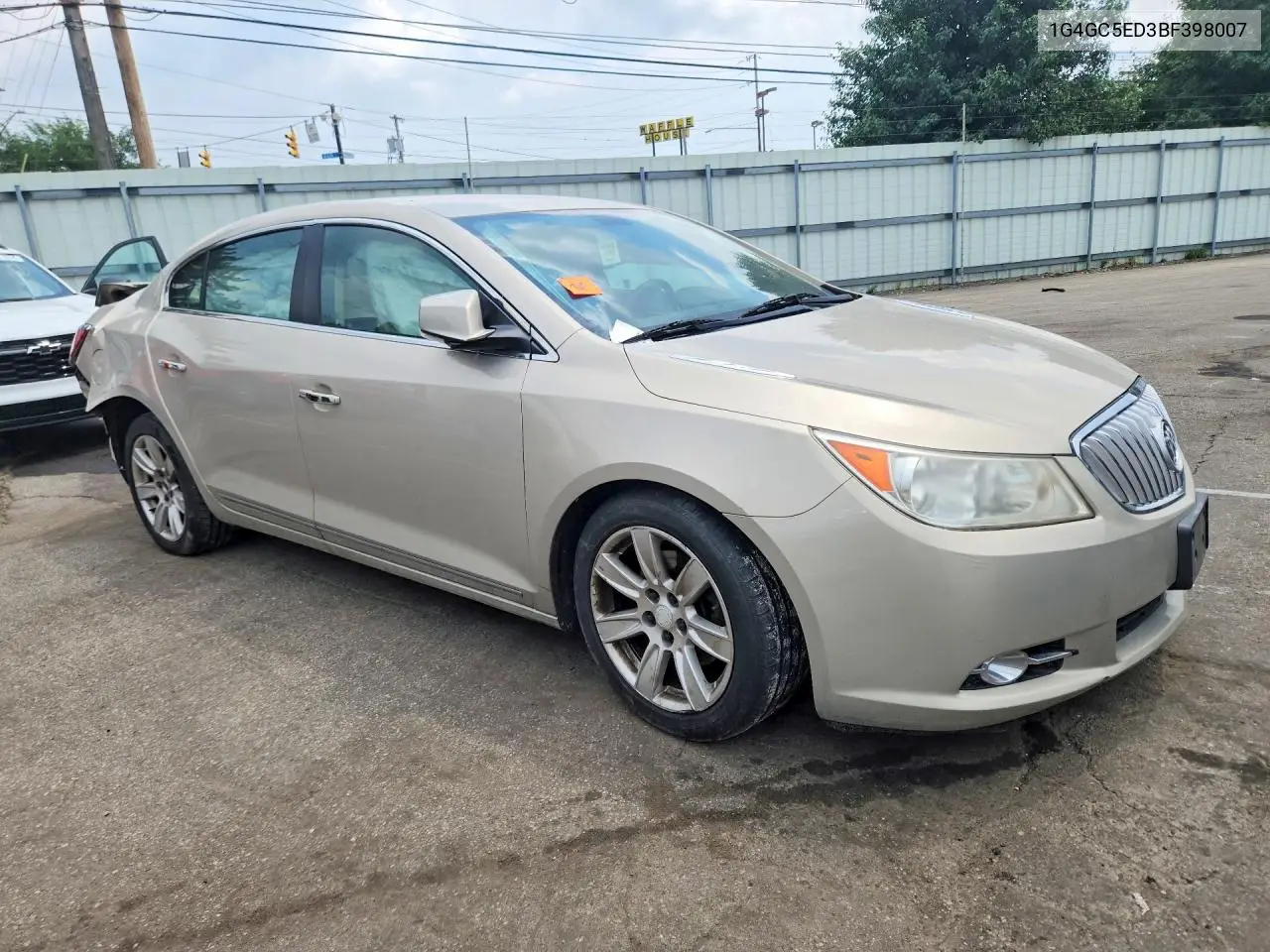 2011 Buick Lacrosse Cxl VIN: 1G4GC5ED3BF398007 Lot: 61376666