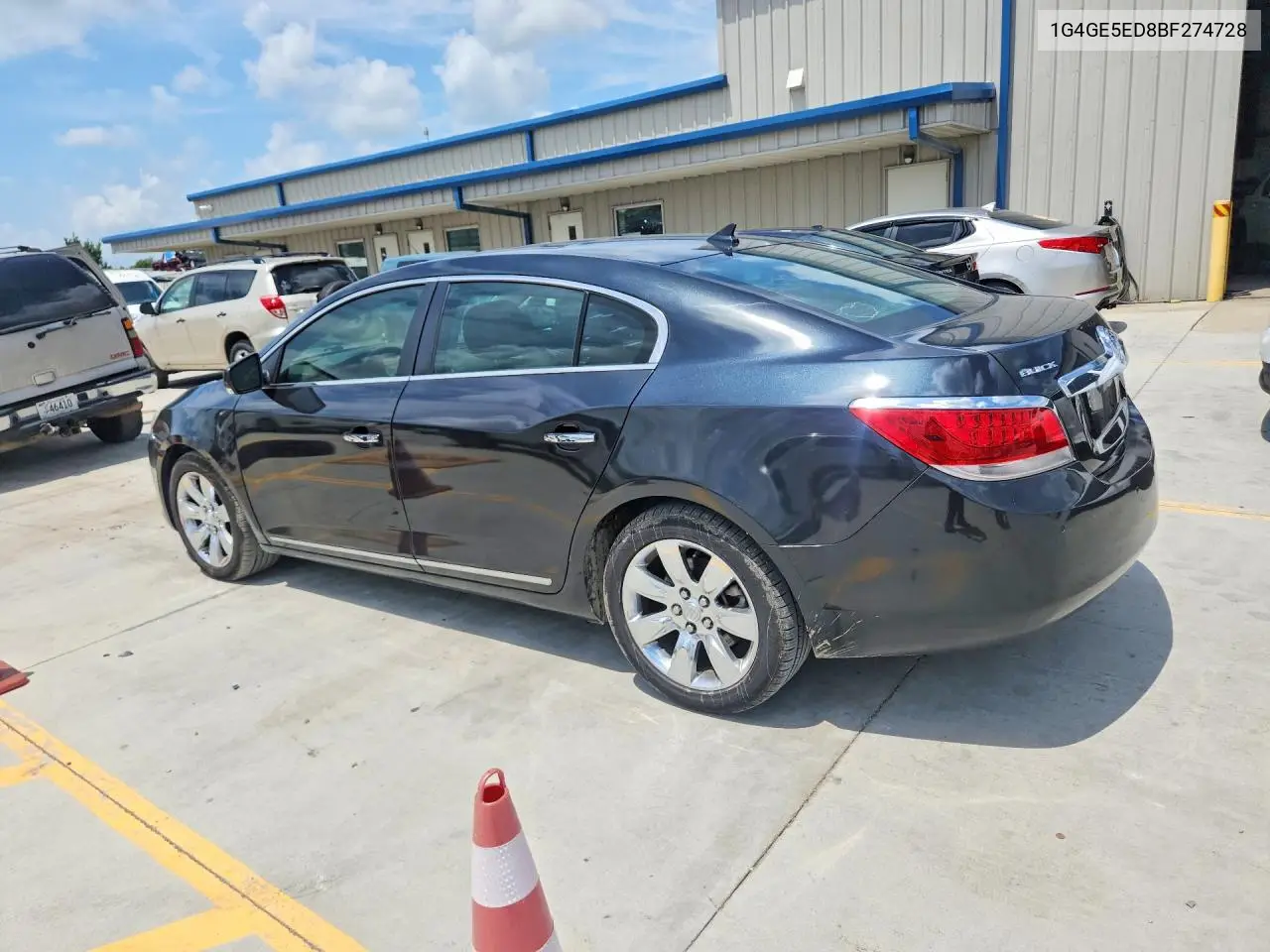 2011 Buick Lacrosse VIN: 1G4GE5ED8BF274728 Lot: 61689986