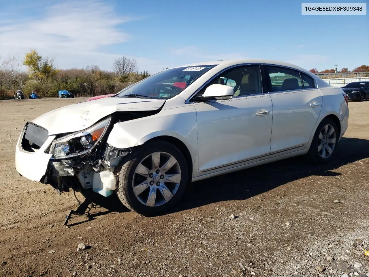 1G4GE5EDXBF309348 2011 Buick Lacrosse