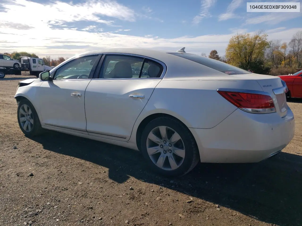 1G4GE5EDXBF309348 2011 Buick Lacrosse